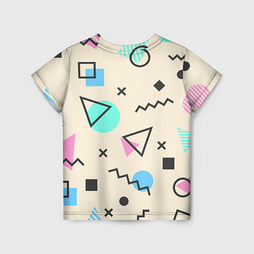 Детская футболка Pikachu Geometry / 3D-принт – фото 2