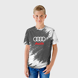 Футболка детская Audi: Grey Colors, цвет: 3D-принт — фото 2