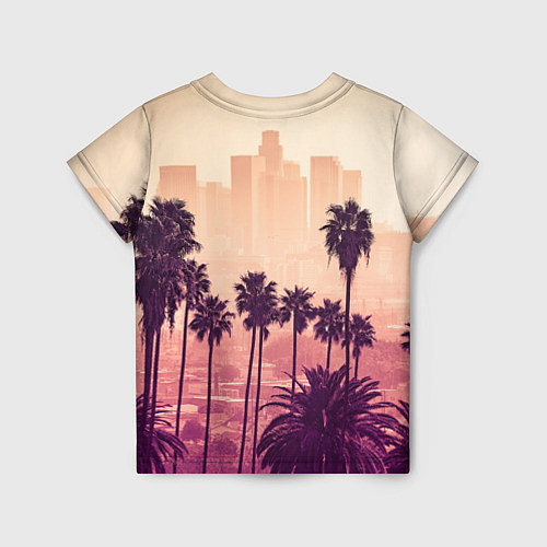 Детская футболка Los Angeles / 3D-принт – фото 2