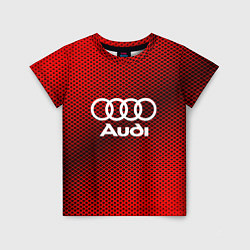 Детская футболка Audi: Red Carbon