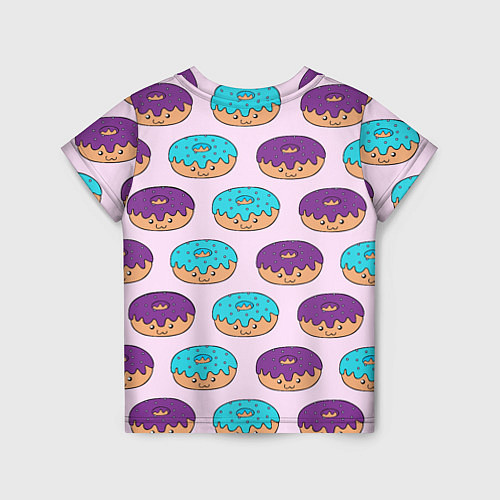 Детская футболка Любитель пончиков / 3D-принт – фото 2