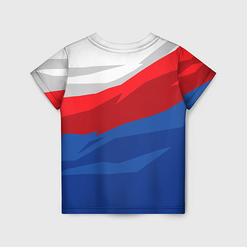 Детская футболка Российский медведь / 3D-принт – фото 2