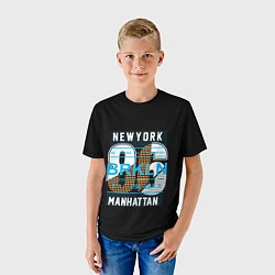 Футболка детская New York: Manhattan 86, цвет: 3D-принт — фото 2