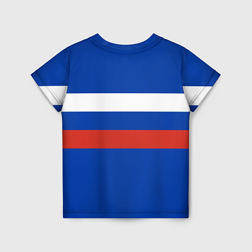Детская футболка Россия: Триколор / 3D-принт – фото 2