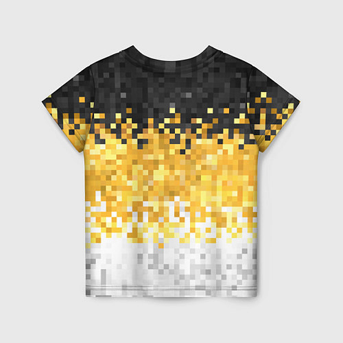 Детская футболка Имперский флаг пикселами / 3D-принт – фото 2