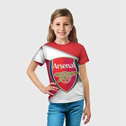 Футболка детская FC Arsenal, цвет: 3D-принт — фото 2