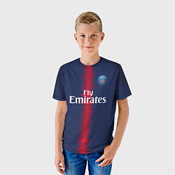 Футболка детская FC PSG: Home 18-19, цвет: 3D-принт — фото 2