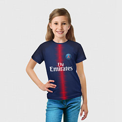 Футболка детская FC PSG: Home 18-19, цвет: 3D-принт — фото 2