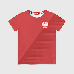 Футболка детская Poland Team: Away WC-2018, цвет: 3D-принт