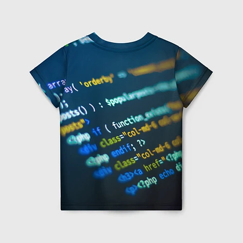 Детская футболка Programming Collection / 3D-принт – фото 2