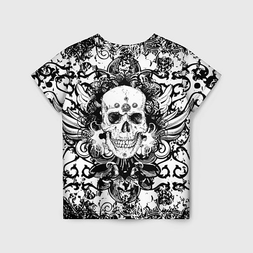 Детская футболка Grunge Skull / 3D-принт – фото 2