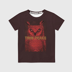 Футболка детская Twin Peaks: Red Owl, цвет: 3D-принт
