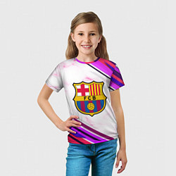 Футболка детская Barcelona, цвет: 3D-принт — фото 2