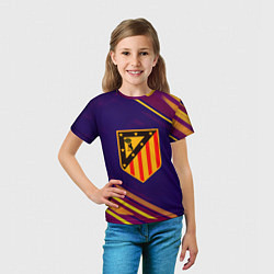 Футболка детская Atletico Madrid, цвет: 3D-принт — фото 2