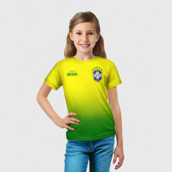 Футболка детская CBF Brasil, цвет: 3D-принт — фото 2