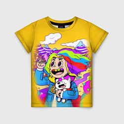 Футболка детская 69 Rainbow, цвет: 3D-принт