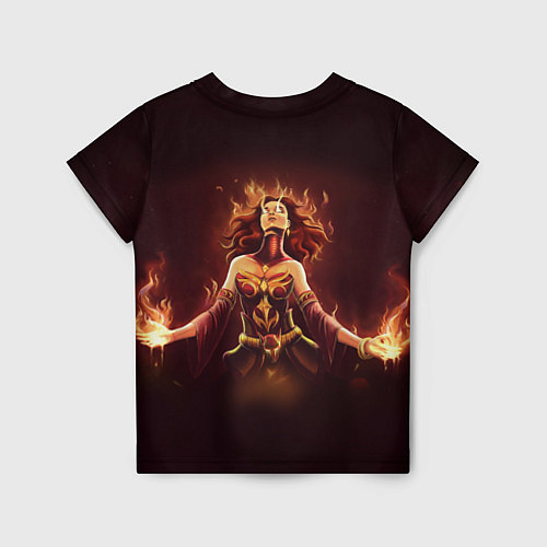 Детская футболка Lina: Hell Flame / 3D-принт – фото 2