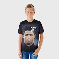 Футболка детская RONALDO CR7, цвет: 3D-принт — фото 2