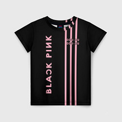 Футболка детская Black Pink, цвет: 3D-принт