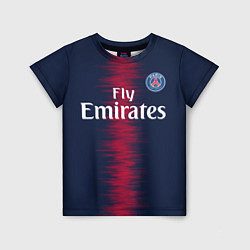 Футболка детская FC PSG Mbappe 18-19, цвет: 3D-принт