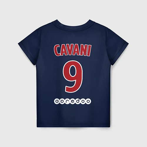 Детская футболка FC PSG Cavani 18-19 / 3D-принт – фото 2