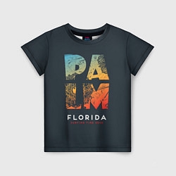 Футболка детская Palm Florida: Surfing Time, цвет: 3D-принт