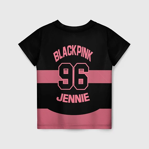 Детская футболка Black Pink: Jennie 96 / 3D-принт – фото 2