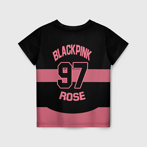Детская футболка Black Pink: Rose 97 / 3D-принт – фото 2