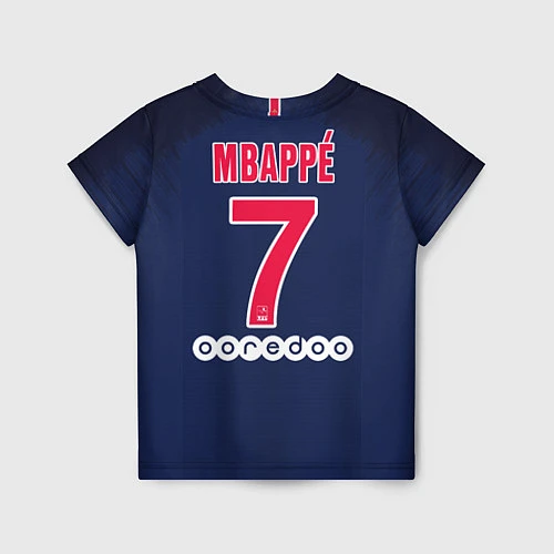 Детская футболка Mbappe home 18-19 / 3D-принт – фото 2