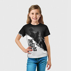 Футболка детская The Last of Us: White & Black, цвет: 3D-принт — фото 2