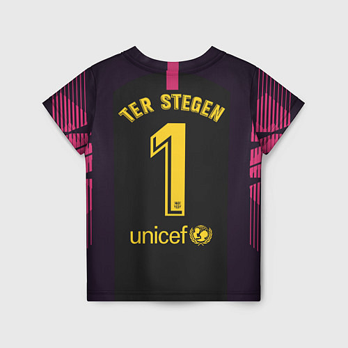 Детская футболка Ter Stegen away 18-19 / 3D-принт – фото 2