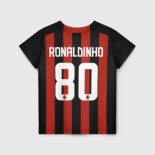 Детская футболка AC Milan: Ronaldo Retro / 3D-принт – фото 2