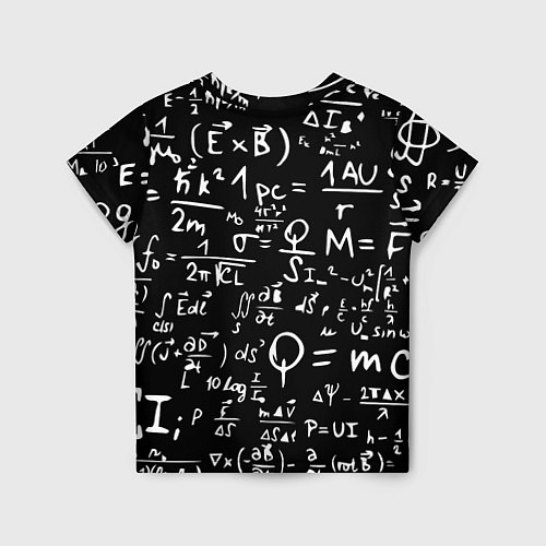 Детская футболка E=mc2: Black Style / 3D-принт – фото 2