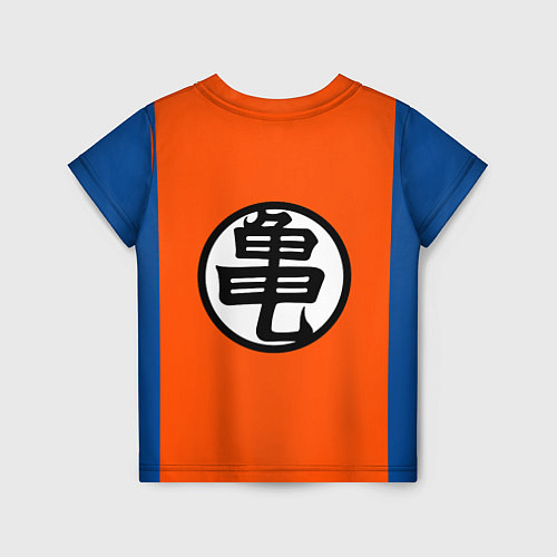 Детская футболка DBZ: Kame Senin Kanji Emblem / 3D-принт – фото 2