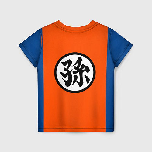 Детская футболка DBZ: Goku Kanji Emblem / 3D-принт – фото 2