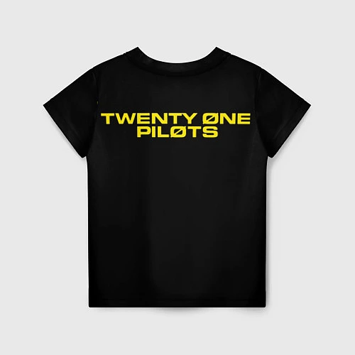 Детская футболка 21 Pilots: Yellow Trench / 3D-принт – фото 2