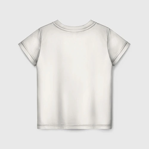 Детская футболка Senpai: White Girl / 3D-принт – фото 2