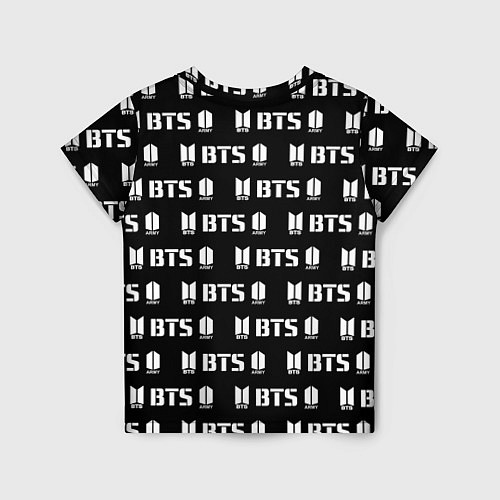 Детская футболка BTS: Black Army / 3D-принт – фото 2