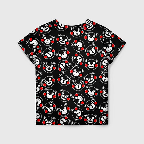 Детская футболка Kumamon Faces / 3D-принт – фото 2