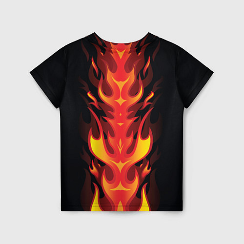 Детская футболка PUBG: Hell Flame / 3D-принт – фото 2