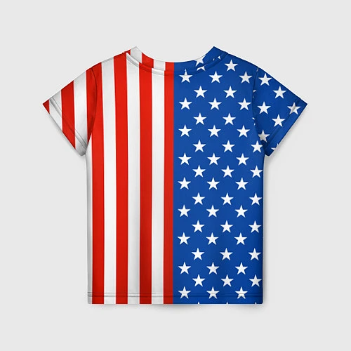 Детская футболка American Patriot / 3D-принт – фото 2