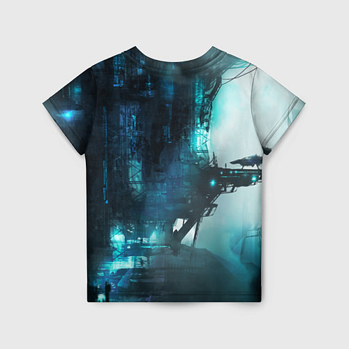 Детская футболка Cyberpunk 2077: Techno / 3D-принт – фото 2