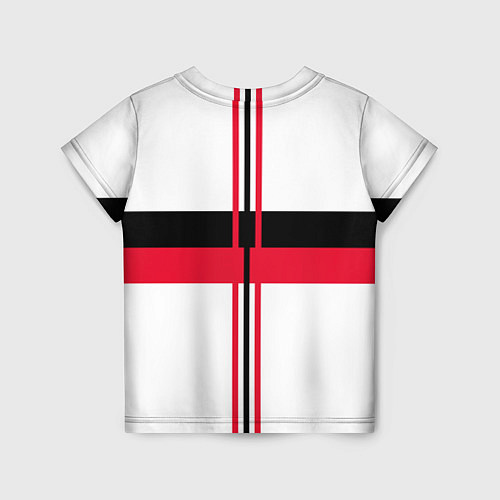 Детская футболка AC Milan: White Form / 3D-принт – фото 2