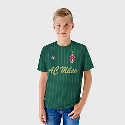Футболка детская AC Milan: Green Form, цвет: 3D-принт — фото 2