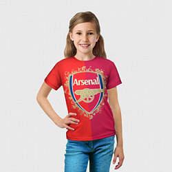 Футболка детская FC Arsenal - emblem, цвет: 3D-принт — фото 2