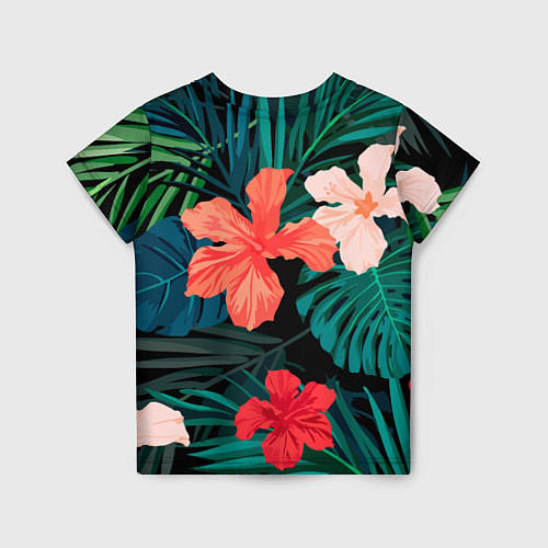 Детская футболка Тропический мотив / 3D-принт – фото 2