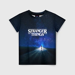 Футболка детская Stranger Things: Road Light, цвет: 3D-принт