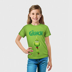 Футболка детская The Grinch, цвет: 3D-принт — фото 2