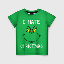 Детская футболка I hate christmas