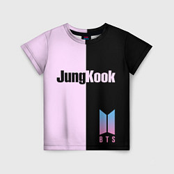 Футболка детская BTS Jung Kook, цвет: 3D-принт